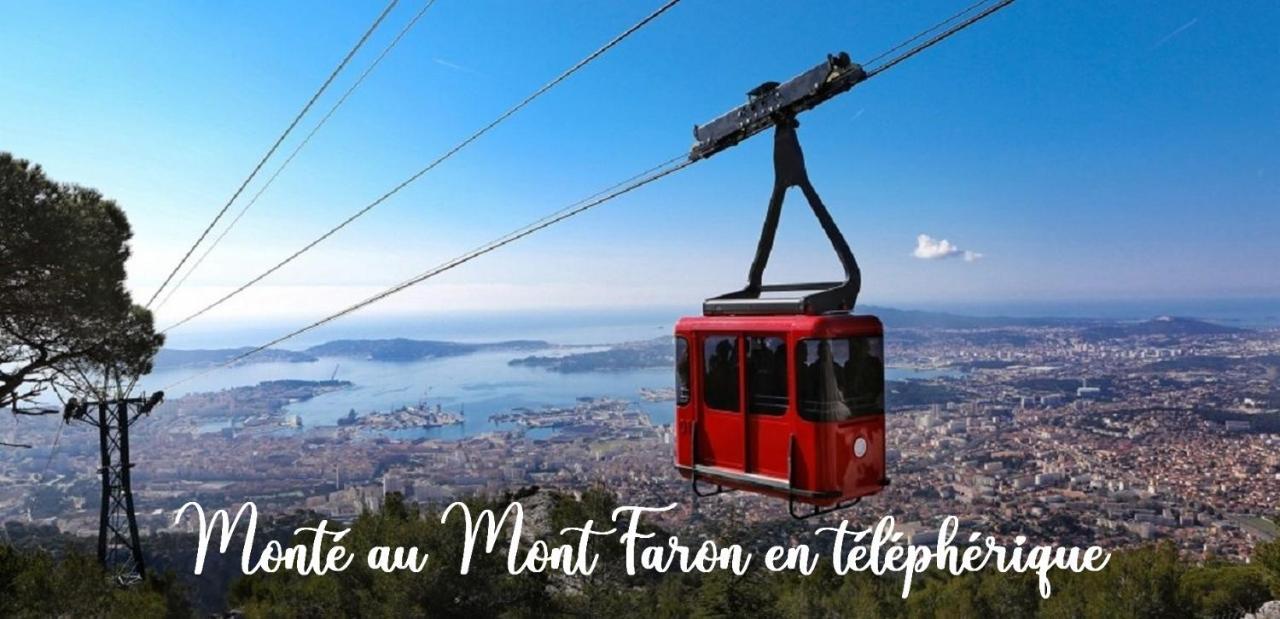 Villadali-Fr Appart Hotel Toulon Clim, Wifi, Terrasse, Cuisine Parking Gratuit Екстер'єр фото